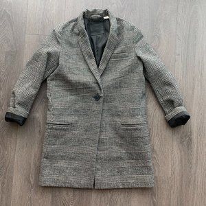 Levi's Plaid Overcoat